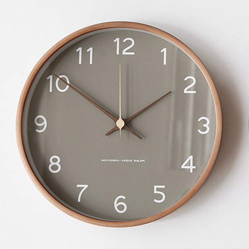 TimberGlow Wooden Wall Clock for Home and Living Room Decor | Lersk