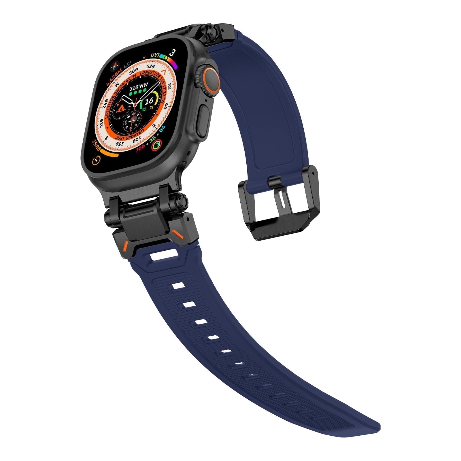 Trailborn | Tactical Fluoro Rubber Band for Apple Watch | Lersk