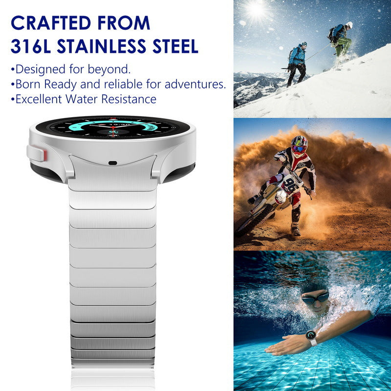 Stainless Steel Butterfly Clasp Band Compatible With Samsung Galaxy Watch 4/5/6/7 Pro | Lersk