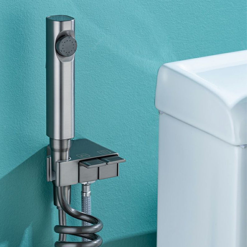 AquaKey | Regulowany przenośny bidet z kontrolami w stylu pianina do toalety | Lersk