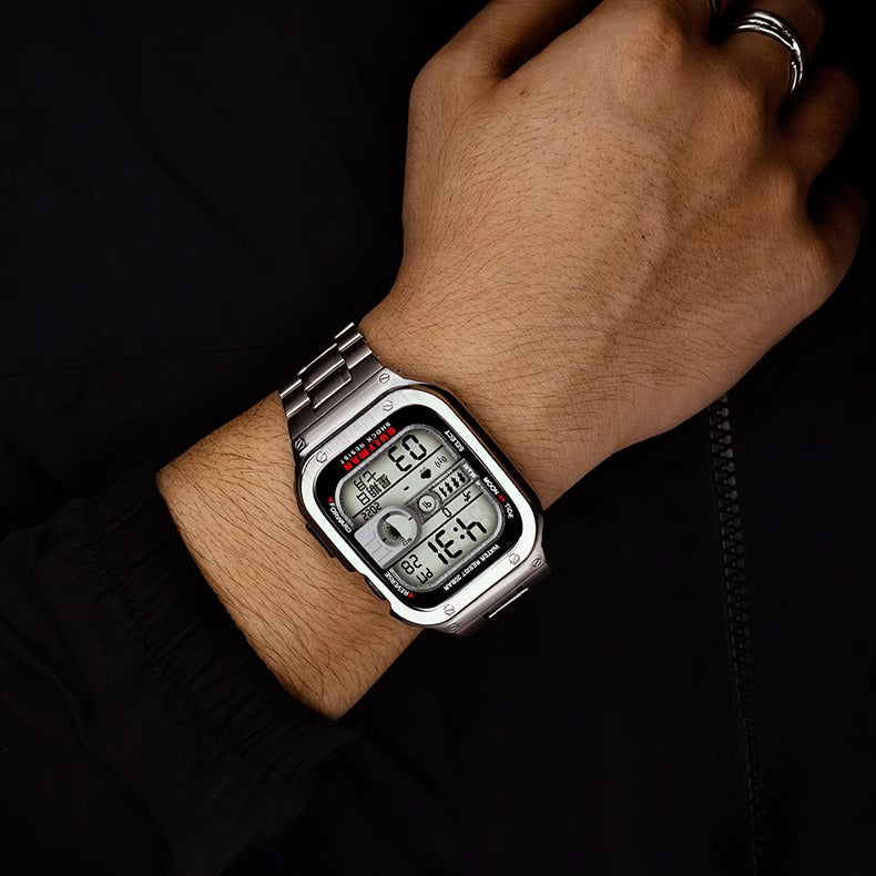Cinturino e cassa in acciaio inox Avelon per Apple Watch | Lersk