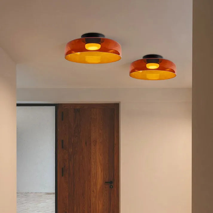 Keiora Nordic glasloftlampe | Middelalderlig charme belysning | Lersk