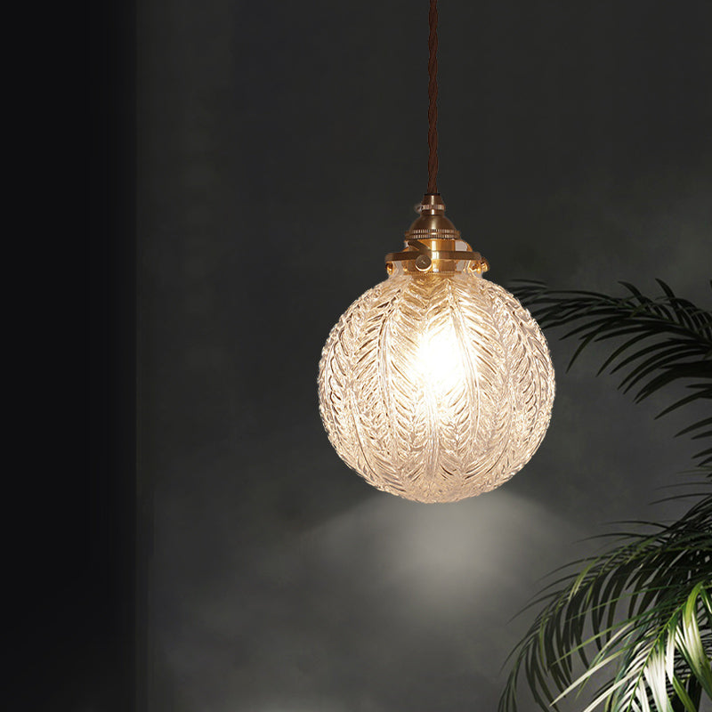 Veridia Heritage Colonial Pendant Lamp With Globe Shade | Lersk
