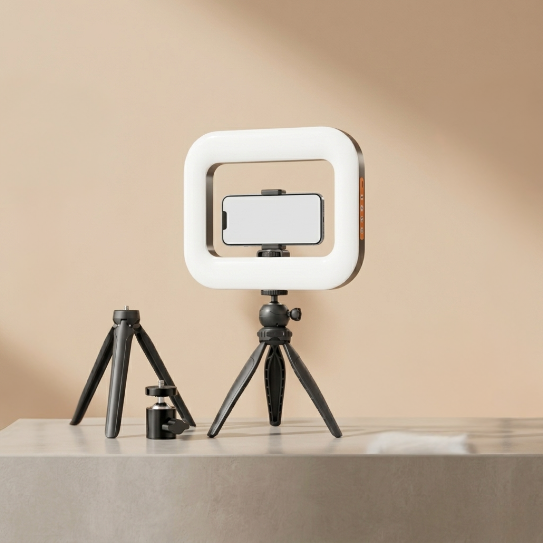 Luce ad Anello LED Portatile per Fotografia Mobile e Streaming | Lersk