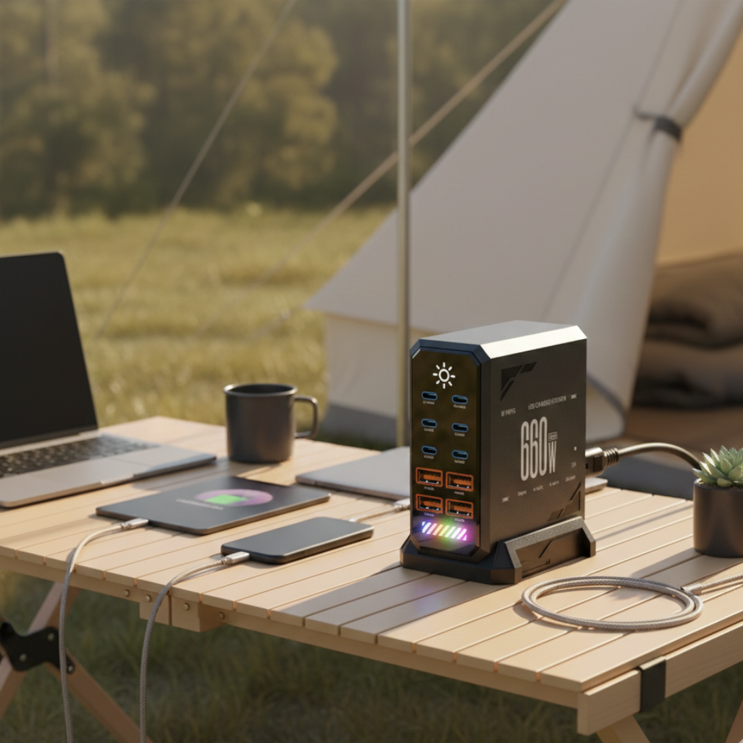 USB-C opladningsstation til flere enheder og mere | Lersk