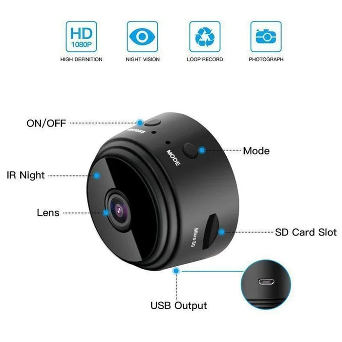 Nextri | 1080P Magnetic Mini Wireless Camera | Lersk