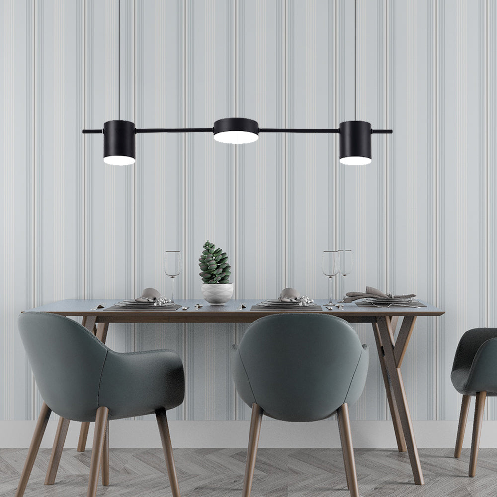 Sophie Drum Aluminium Pendelleuchte Schlanke Insel 3 Licht Zuhause | Lersk