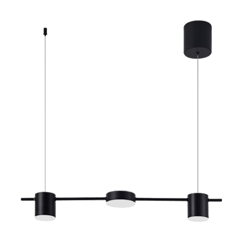Lyria Trommel-Pendelleuchte, Schwarz-Gold-Finish, 3-5 Leuchten | Lersk