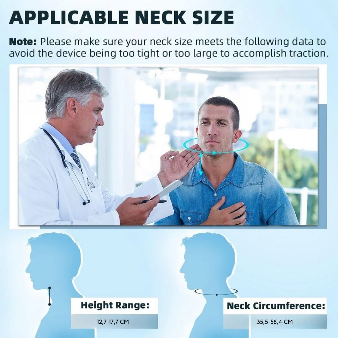 AlignEase Adjustable Neck Traction Device For Pain Relief | Lersk