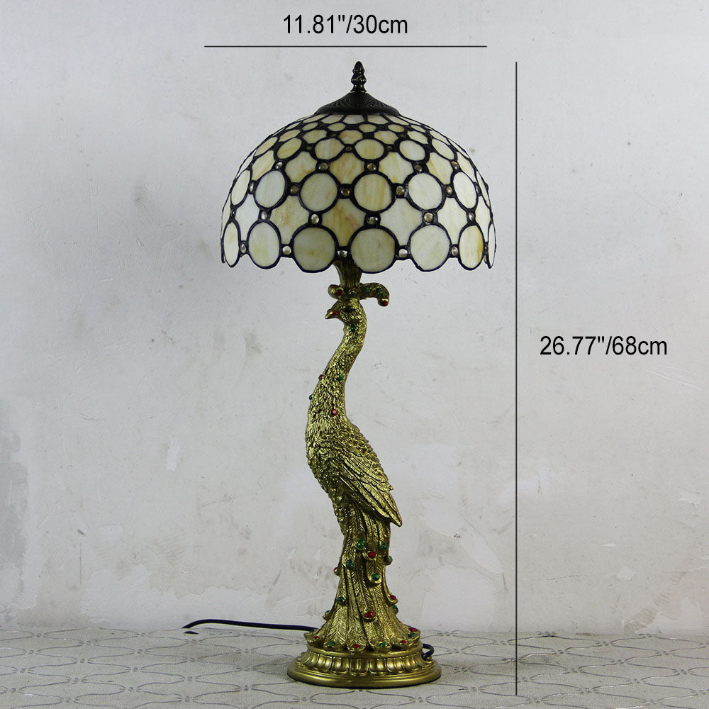 Aurena Tiffany-Style Table Lamp With Colorful Dome Shade | Lersk