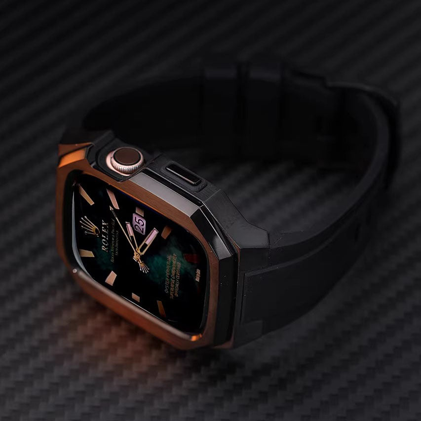 Rivelle Stainless Steel Case With Rubber Band for Apple Watch | Lersk