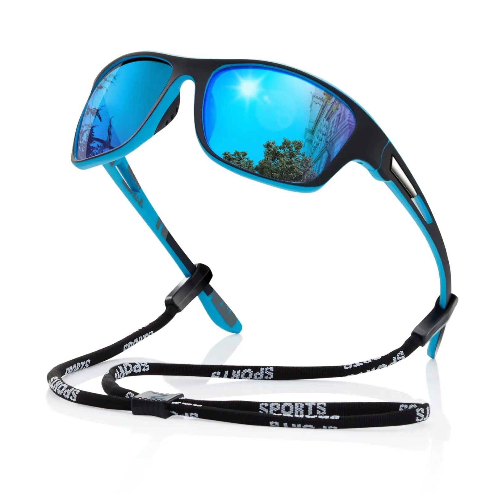 Occhiali da sole avvolgenti polarizzati UV400 da uomo per ciclismo e corsa | Lersk