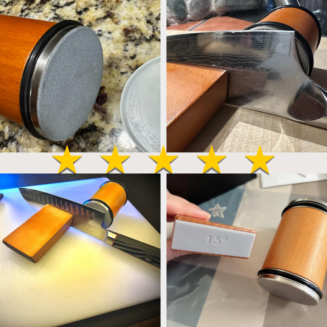 Torrin | Rolling Diamond Knife Sharpener For Effortless Edges | Lersk