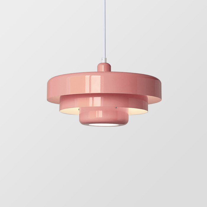 Lampa wisząca LED Lumenari z regulacją do kuchni i jadalni, klosz z żelaza w stylu mid-century | Lersk