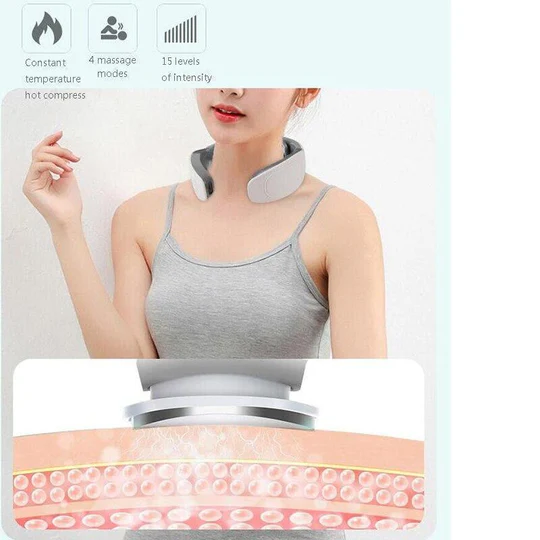 Smart 6-hovedet nakke- og skuldermassager kompakt enhed til hjemmebrug til daglig afslapning | Lersk