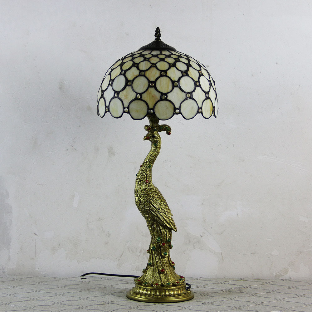 Aurena Tiffany-Style Table Lamp With Colorful Dome Shade | Lersk