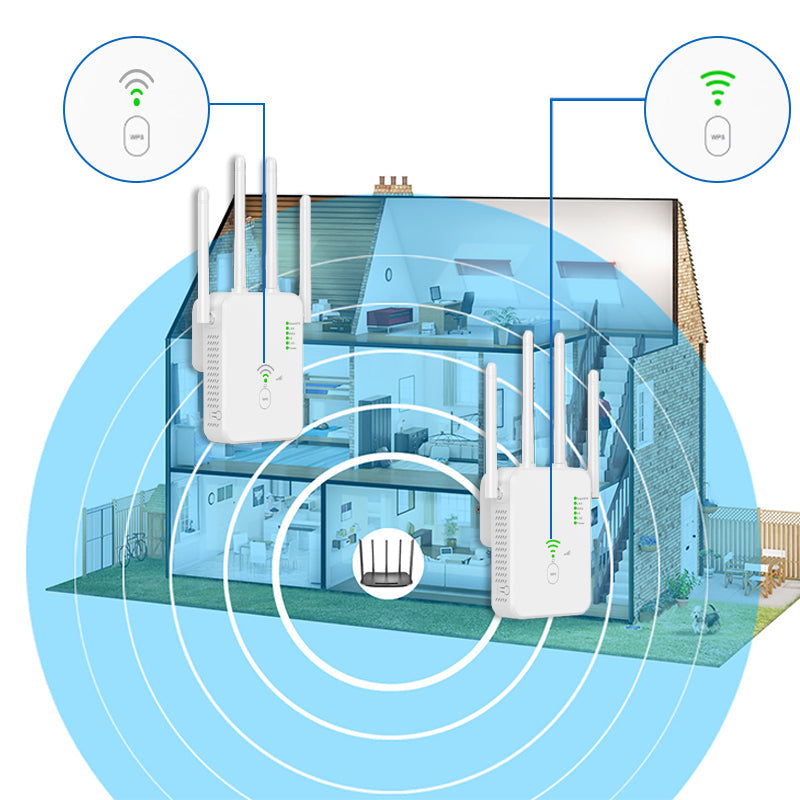 ZenoraMesh Pro WiFi Extender Rychlý Spolehlivý Domácí Dosah | Lersk