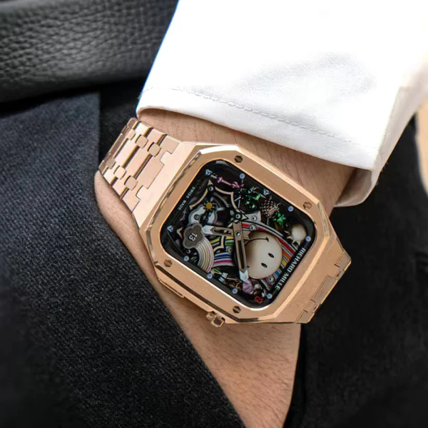 Avelon | Sada pouzder z leštěného kovu pro Apple Watch | Lersk