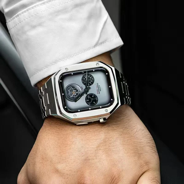 Avelon | Sada pouzder z leštěného kovu pro Apple Watch | Lersk