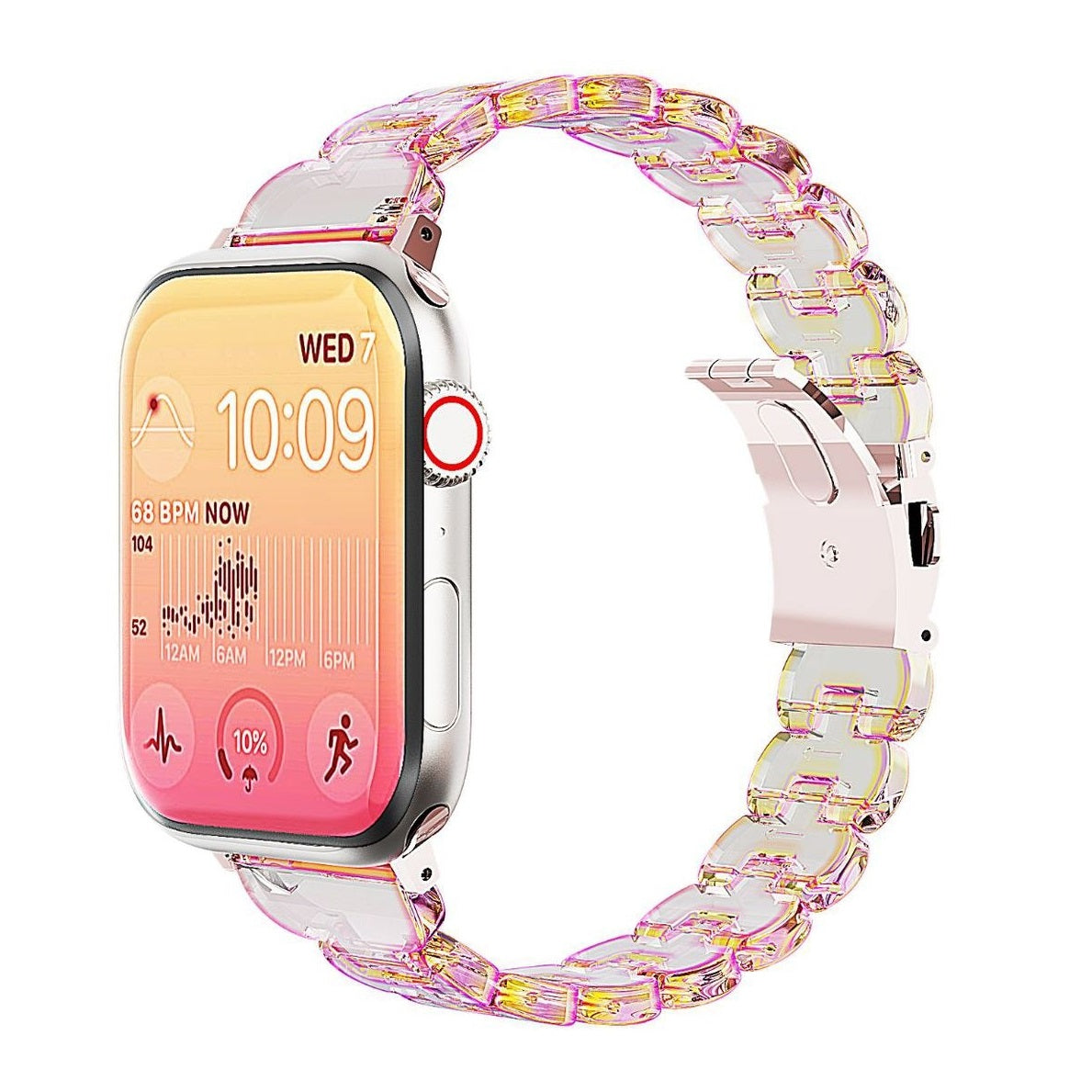 Fiora prsten z pryskyřice ve tvaru okvětního lístku pro Apple Watch | Lersk