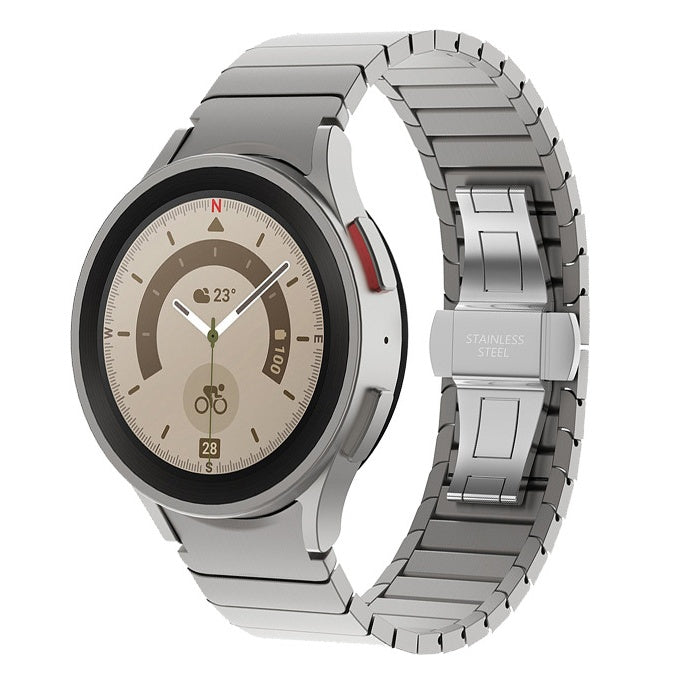 Stainless Steel Butterfly Clasp Band Compatible With Samsung Galaxy Watch 4/5/6/7 Pro | Lersk