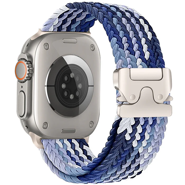Aeron stræk nylonrem med faldskærmsspænde til alle Apple Watch-serier | Lersk