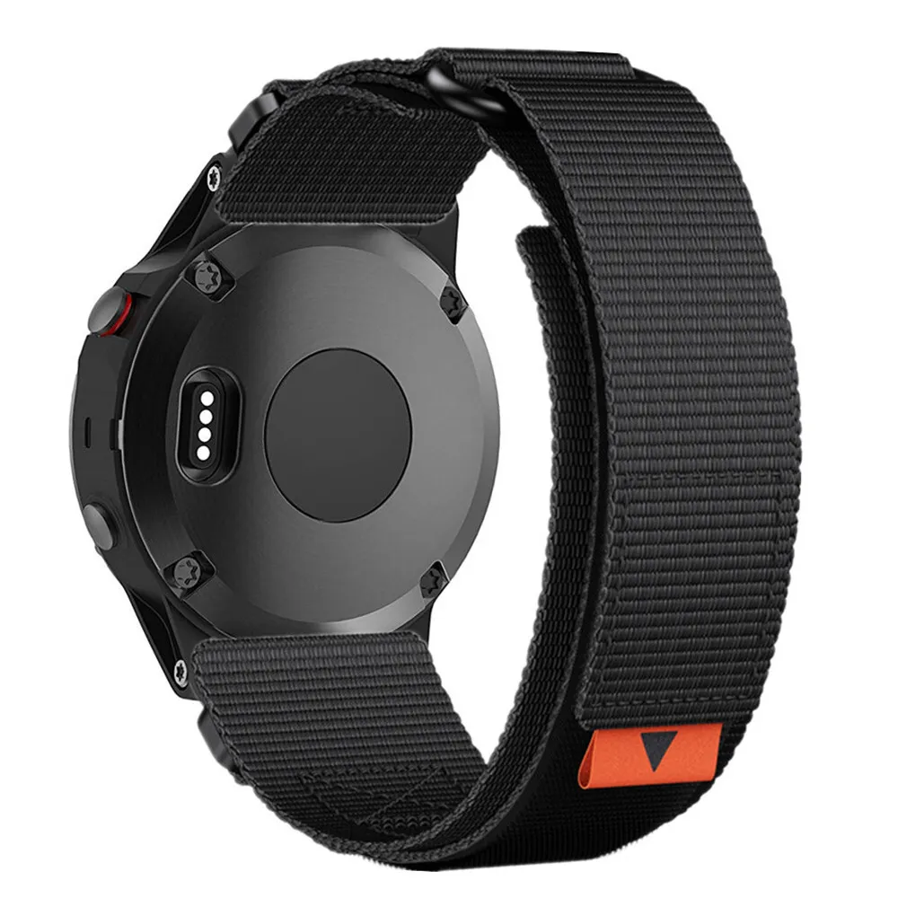 RidgeLine Taktisches Nylon-Uhrenarmband kompatibel mit Garmin Tactix & Fenix 8/7/7X/6/6X