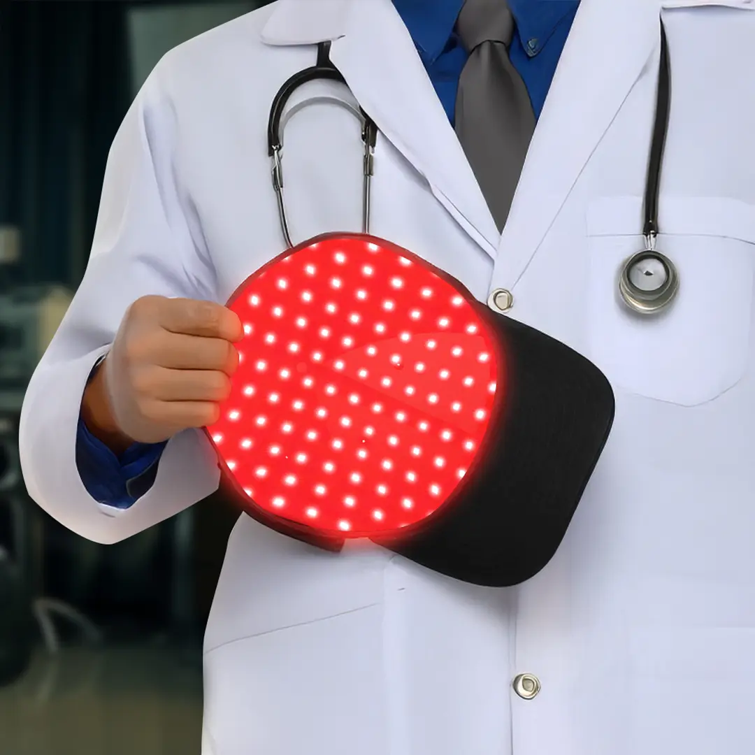 Casque de thérapie par lumière rouge NovaLuma pour la croissance des cheveux à domicile | Lersk
