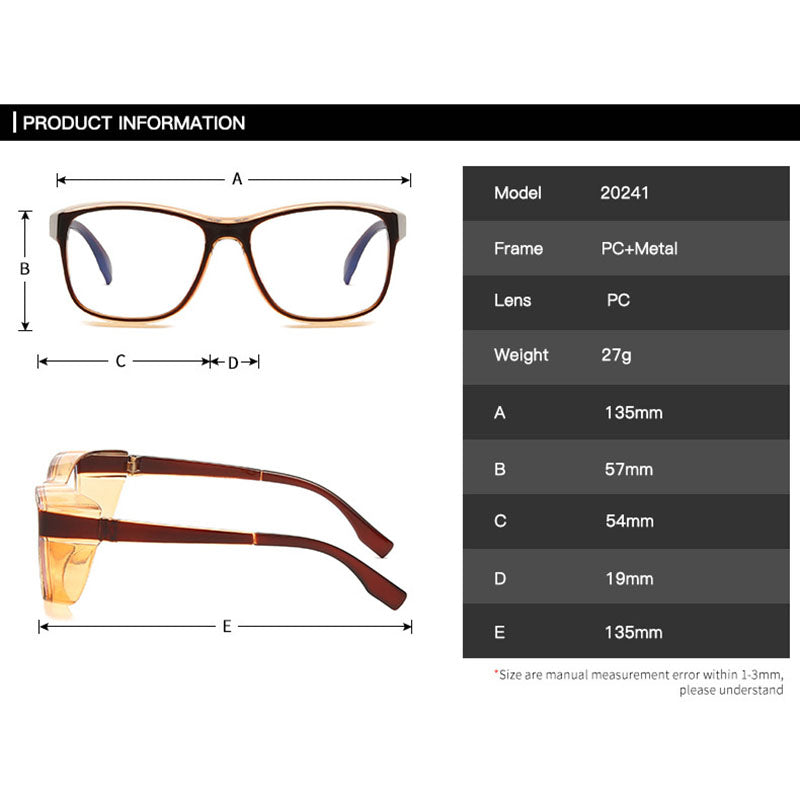 Windproof Anti-Fog Glasses: Blue Light Blocking for All | Lersk