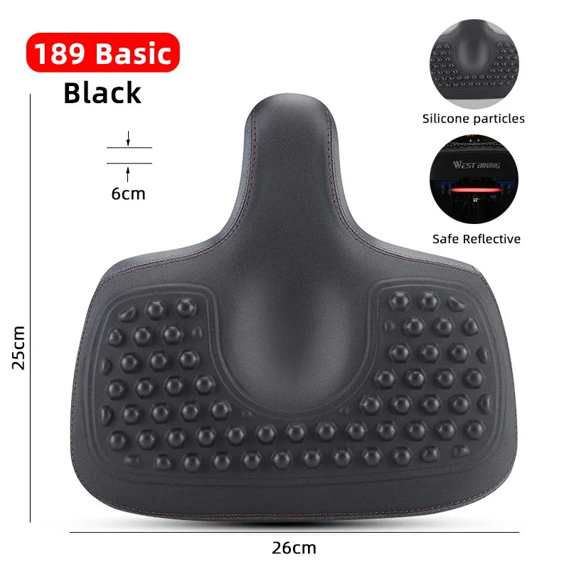SummitRide Wide Ergonomic Saddle for MTB and City Bikes | Lersk