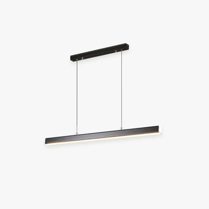 Nexis Linear Metal LED Pendant Light in Black and Brown | Lersk