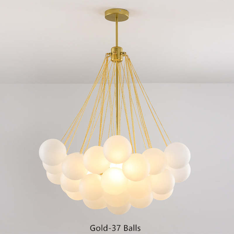 Lumisora Glas- und Metall-Pendelleuchte für Wohnzimmer | Lersk
