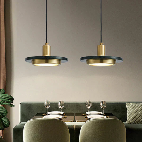 Lampada a sospensione in marmo dallo stile moderno ed elegante per interni | Lersk