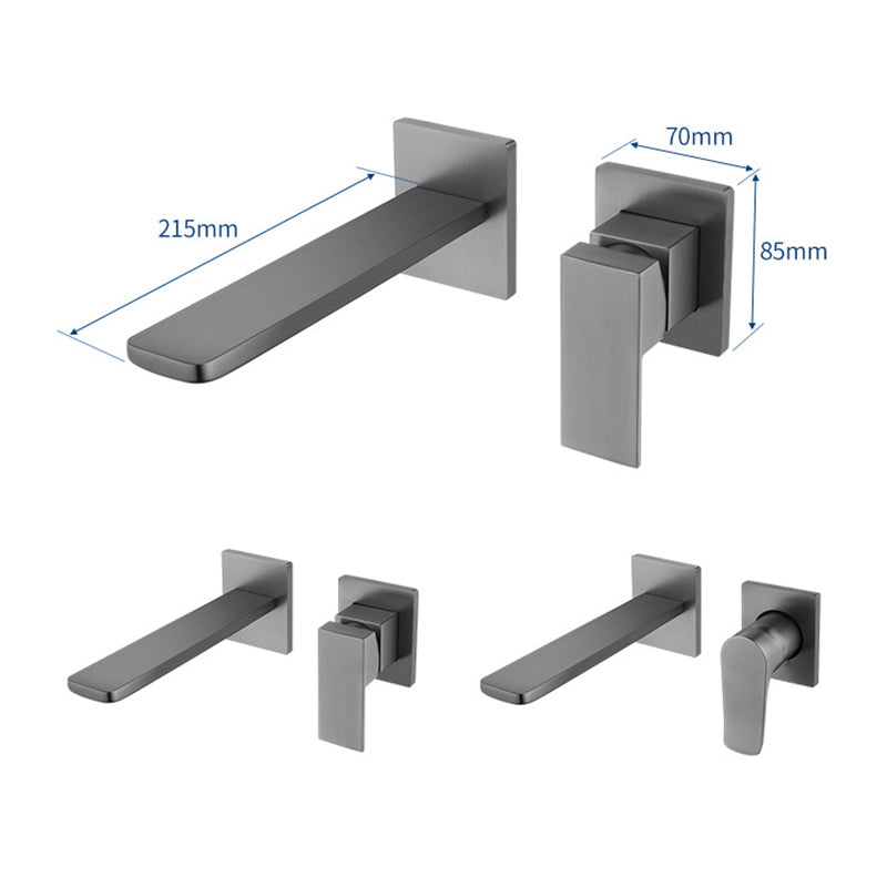 LumaLine Concealed Wall-Mount Sink Faucet, One-Handle | Lersk