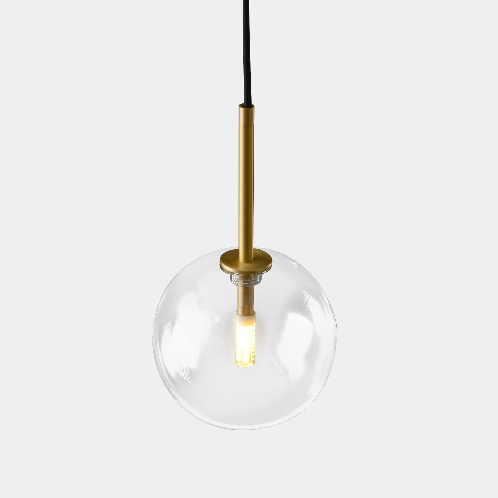 Lampada a sospensione in vetro sfera Aurelia ispirata al Medioevo | Lersk