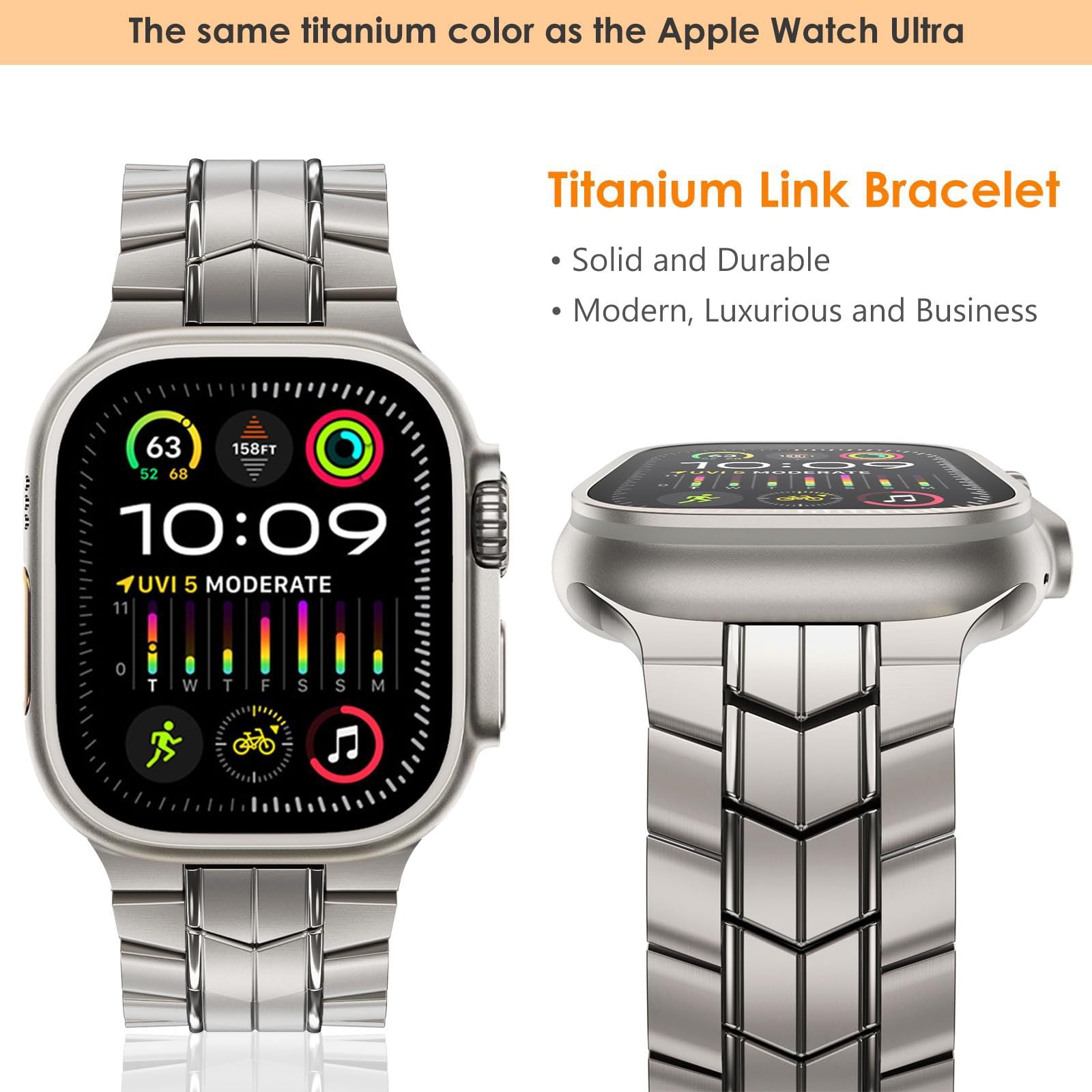 Ochranný pásek z titanové slitiny Averon pro Apple Watch | Lersk