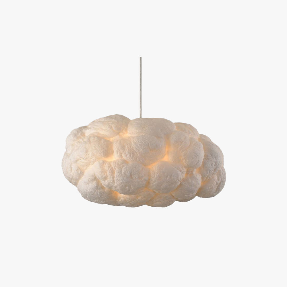 AstraLumen Cloud LED Pendant Light in White PVC Cotton | Lersk