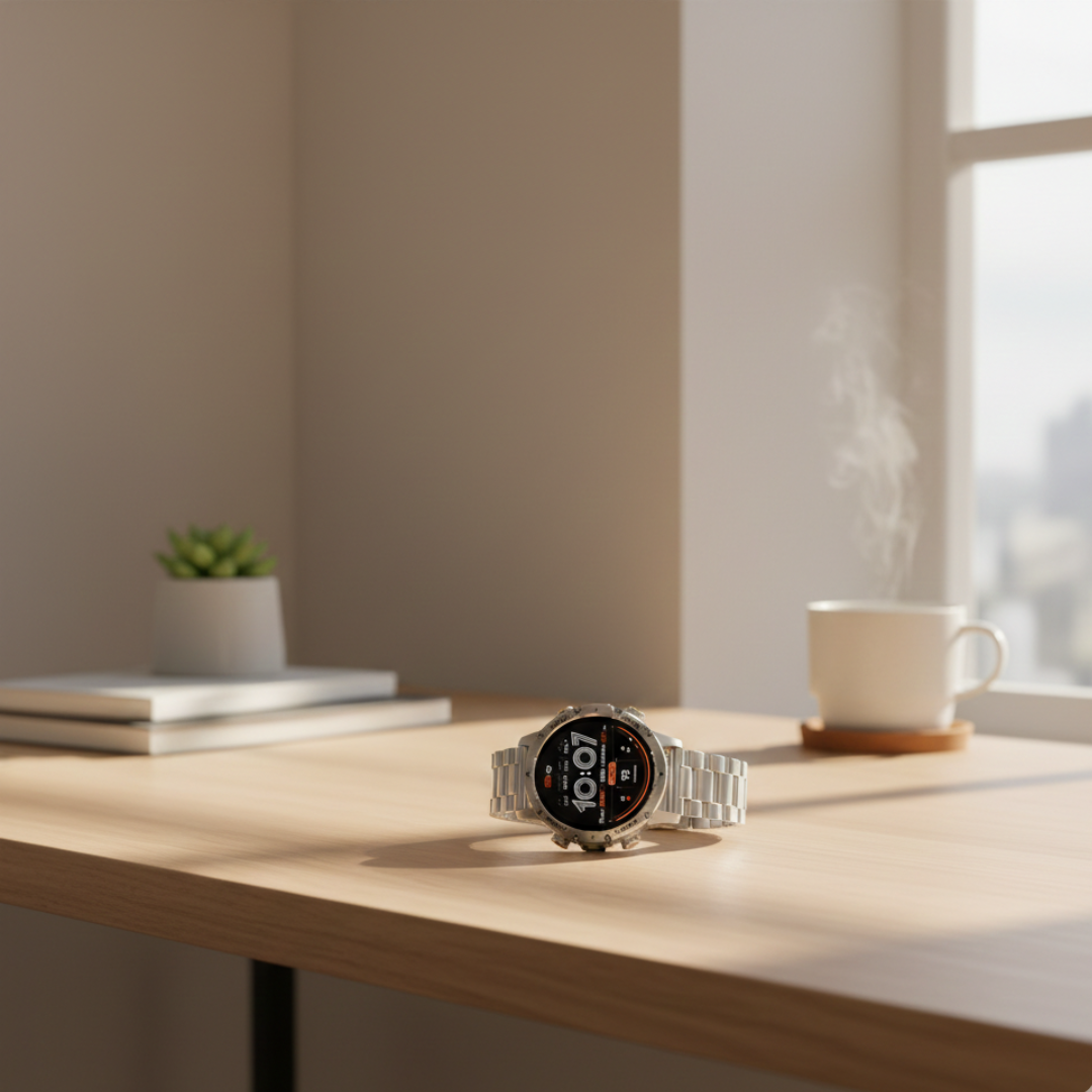 Robuste Outdoor-Smartwatch mit wasserdichtem taktischem Design und langer Akkulaufzeit | Lersk