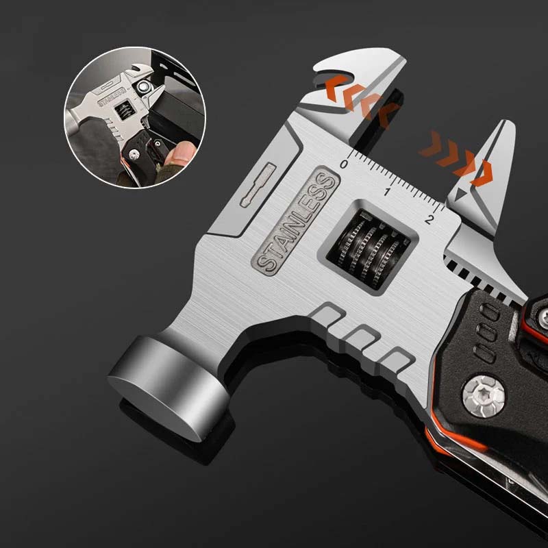 Multifunctional Stainless Steel Folding Body Ball Hammer For Daily Tasks And Adventures | Lersk