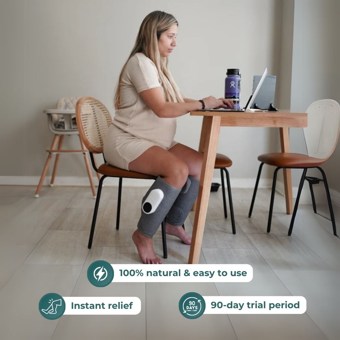 CuraFlow Massageur de Jambes 3-en-1 pour Gonflement et Circulation à Domicile | Lersk
