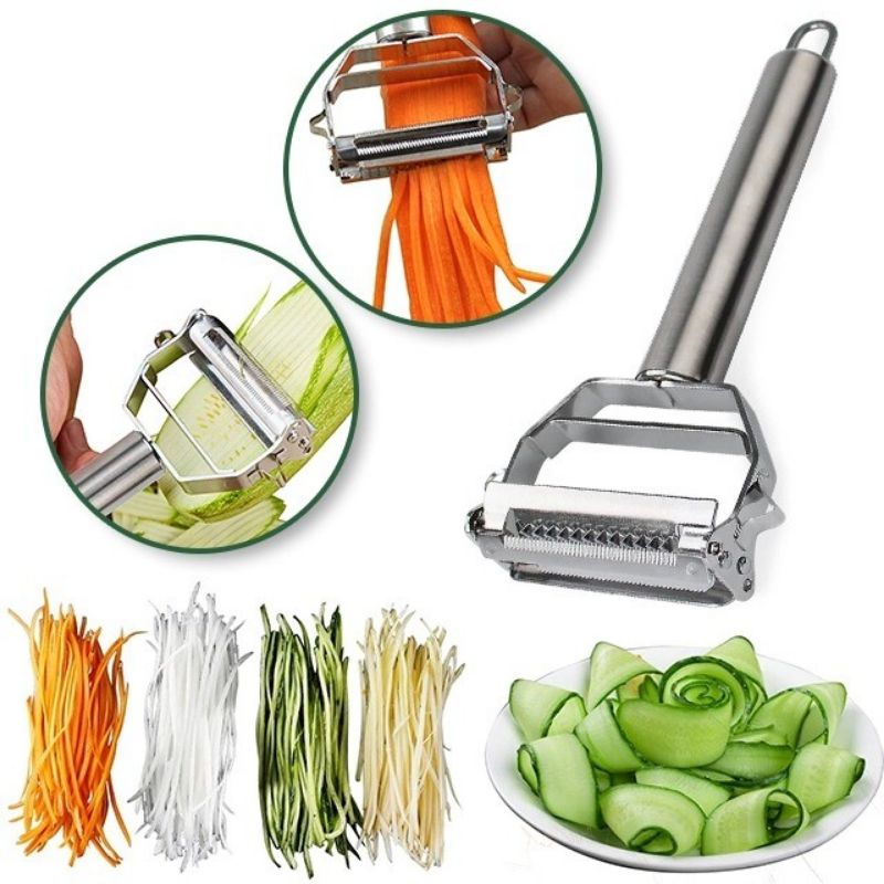 NovaPeel Dual-Blade Peeler for Easy Julienne Slicing | Lersk
