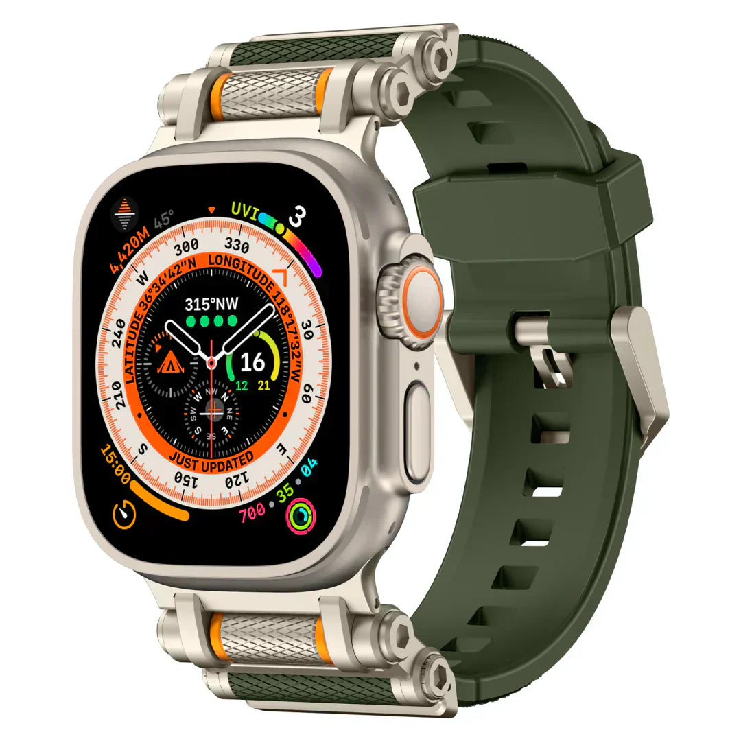 Kestrel | Taktisk roterende silikonerem til Apple Watch | Lersk