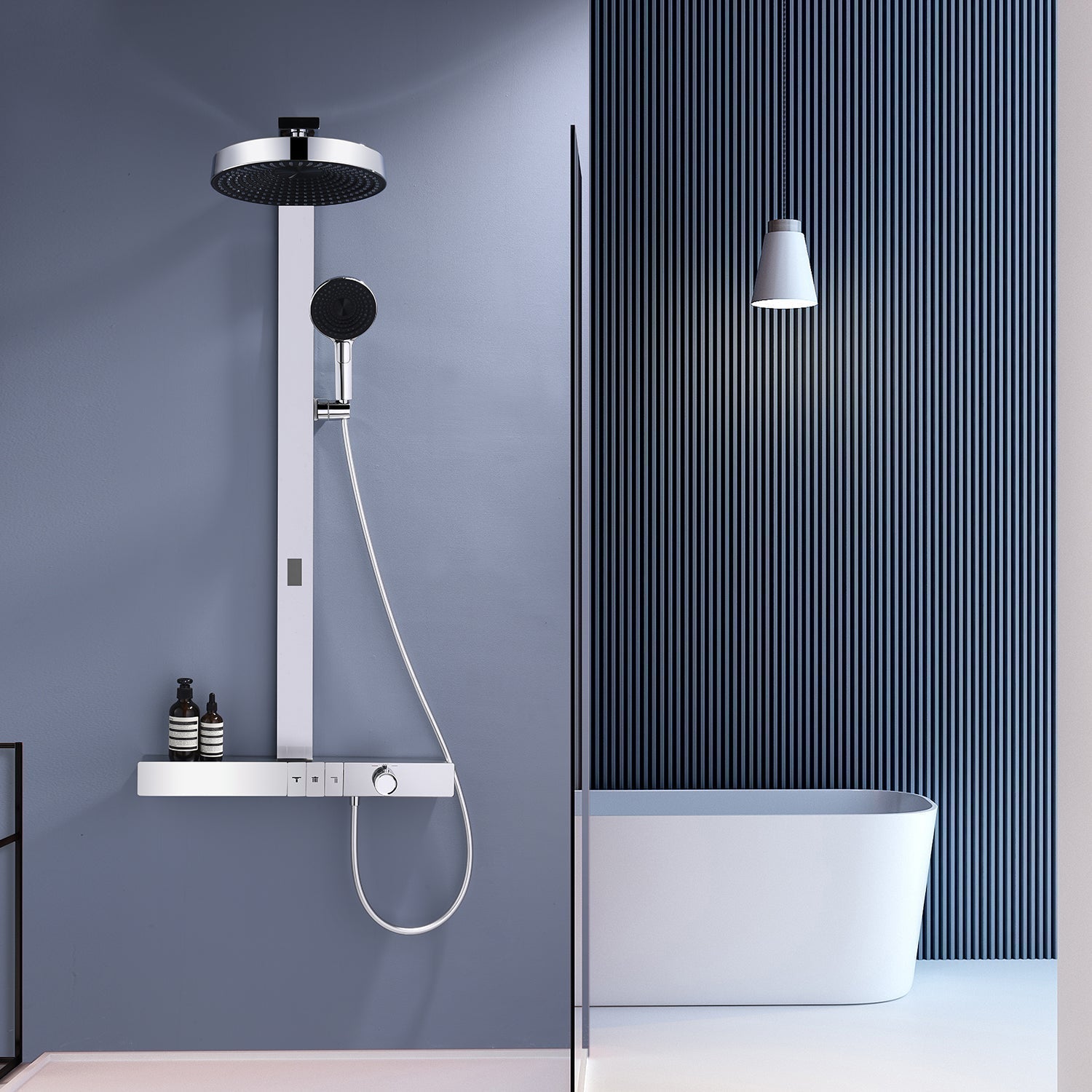 Aurelle | Zaawansowany system prysznicowy z deszczownicą | Lersk
