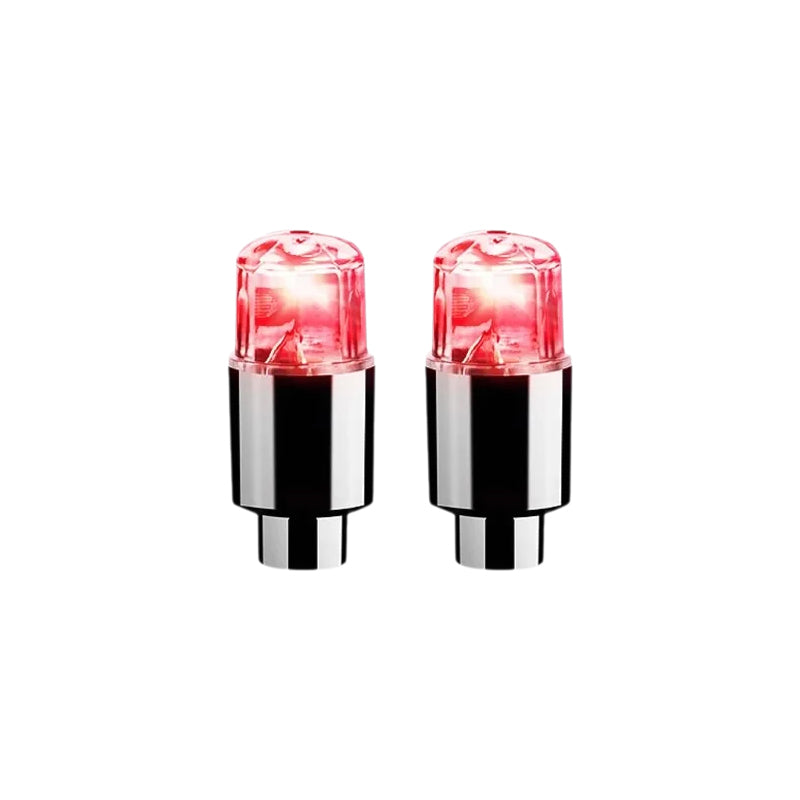 أغطية صمامات الإطارات LED للسيارات والدراجات النارية والدراجات مع أغطية صمامات عجلات LED لجميع العجلات | Lersk