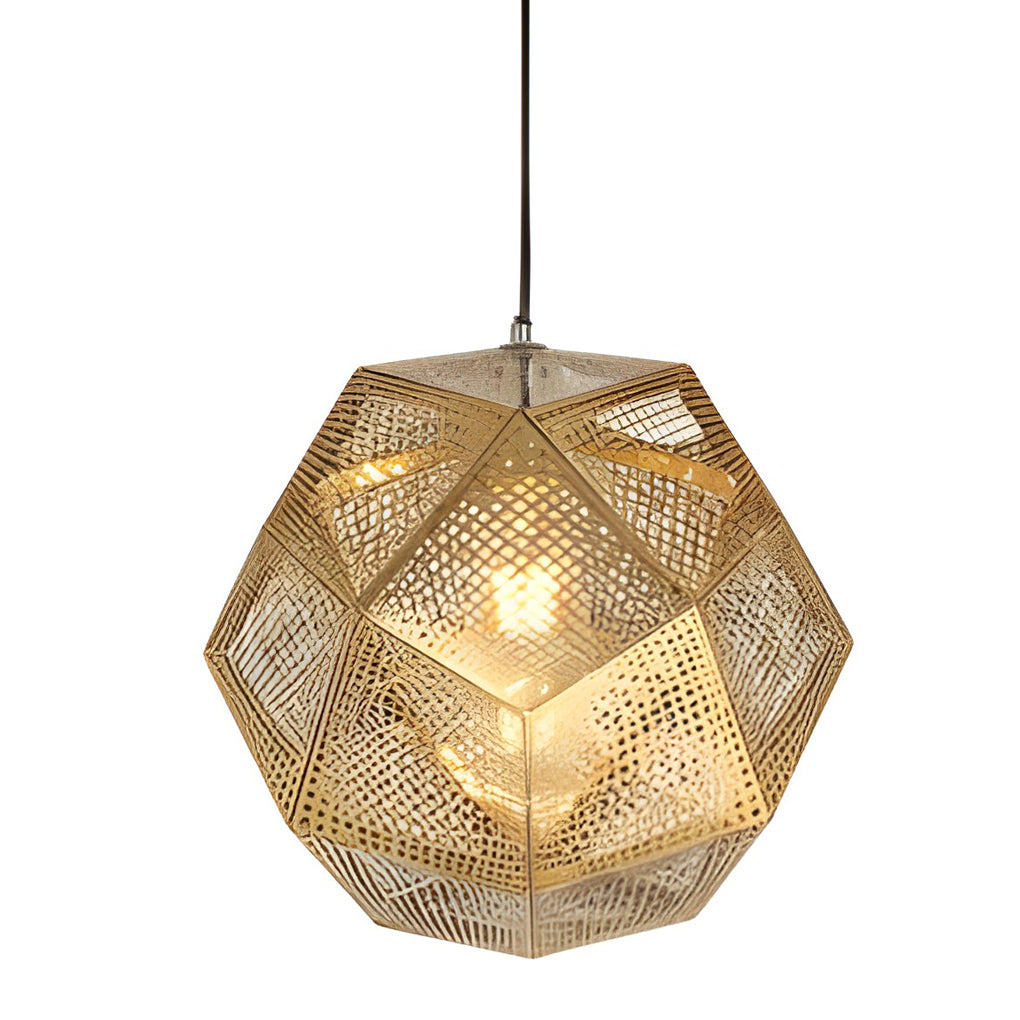LichtDesign Geometrisk Rund Pendellampe Holdbar Metal Hjem | Lersk