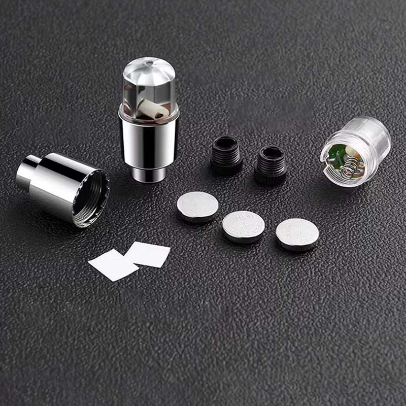 أغطية صمامات الإطارات LED للسيارات والدراجات النارية والدراجات مع أغطية صمامات عجلات LED لجميع العجلات | Lersk