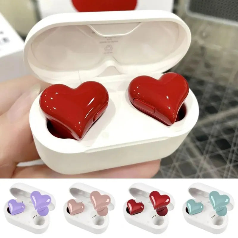 Auricolari Wireless PulseBuds a Forma di Cuore con Cancellazione del Rumore | Lersk