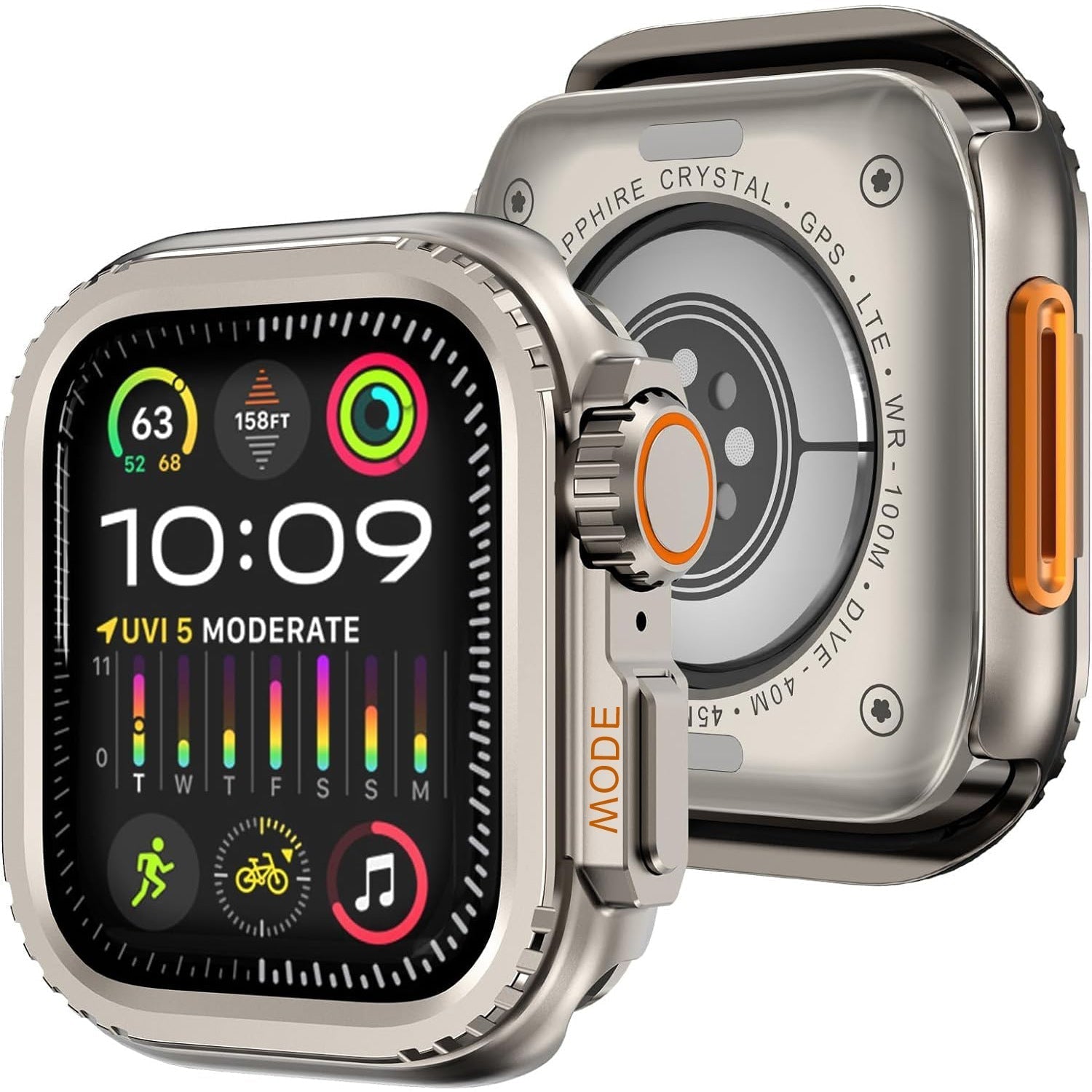 Valorn Robustes Gehäuse aus Titanlegierung für Apple Watch | Lersk