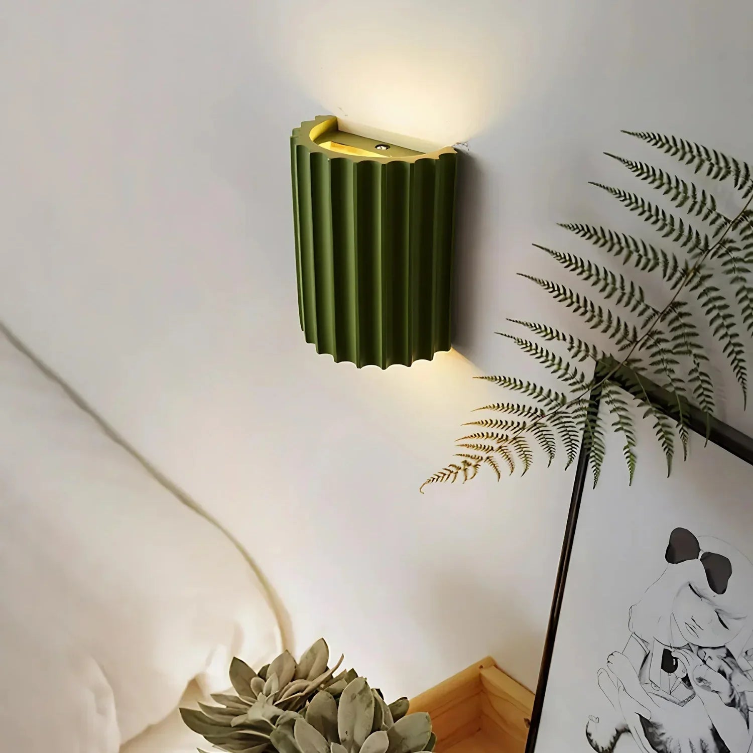 Minimalistická nástěnná lampa s jemným ambientním světlem pro moderní domovy | Lersk
