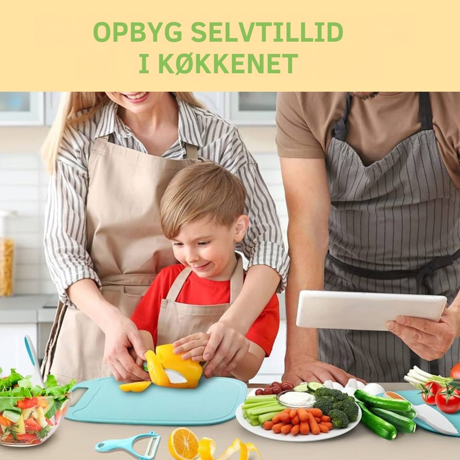 Set de Bucătărie Sigură KidoChef pentru Copii Kit Distractiv de Gătit | Lersk